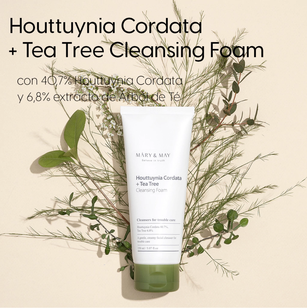 HOUTTUYNIA CORDATA + TEA TREE CLEANSING FOAM